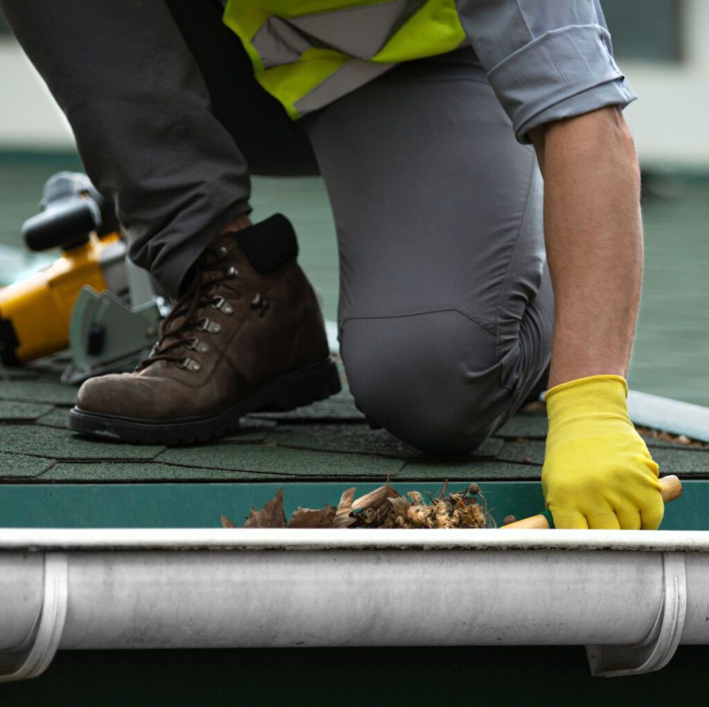 gutter clean